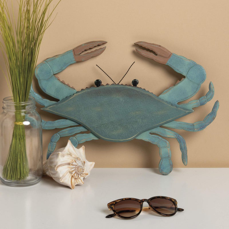 Primitives by Kathy Shaped Wall Decor, Blue Crab - Image 4