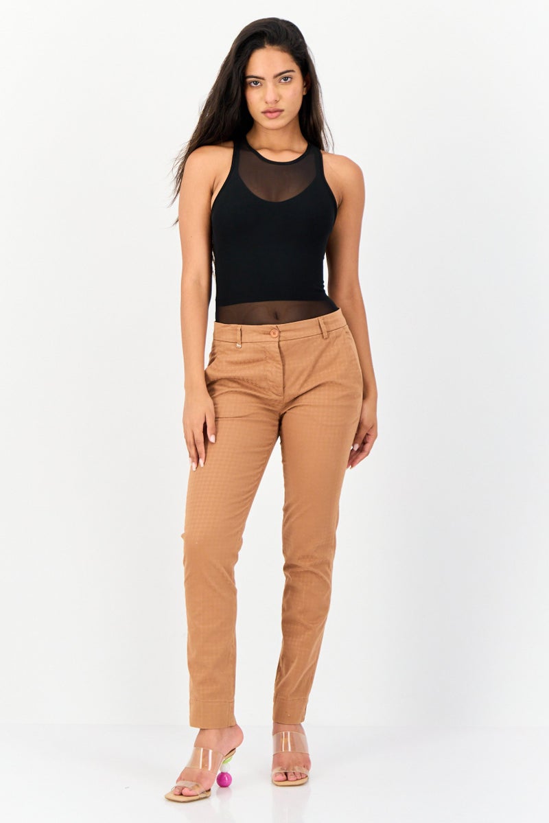 Bershka Women Textured Sleeveless Bodysuit, Black  - Image 3