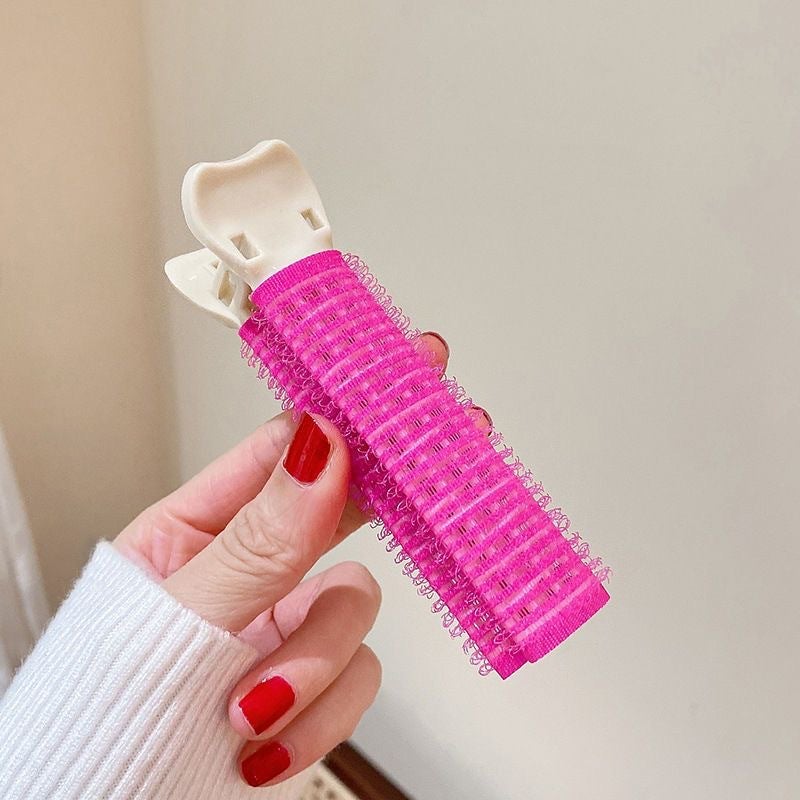 Generic Volumizing Fluffy Hair Clip for Bangs and Updos 7# rose red 