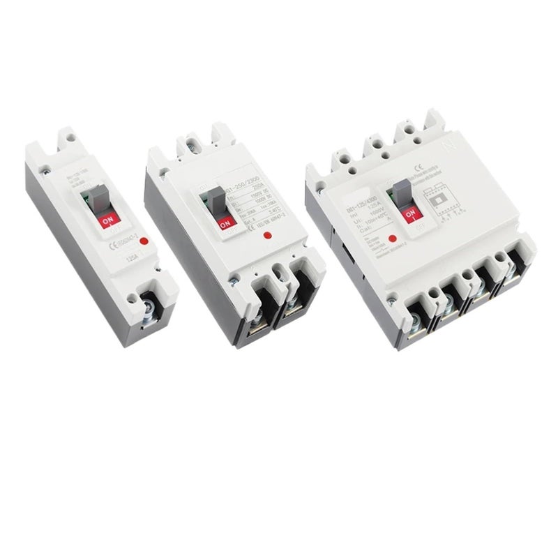 قاطع الدائرة المصبوب قاطع دائرة التيار المستمر MCCB 2P 250A 500V 1000V حماية من الحمل الزائد والدوائر القصيرة لطاقة الشمسية - Image 2