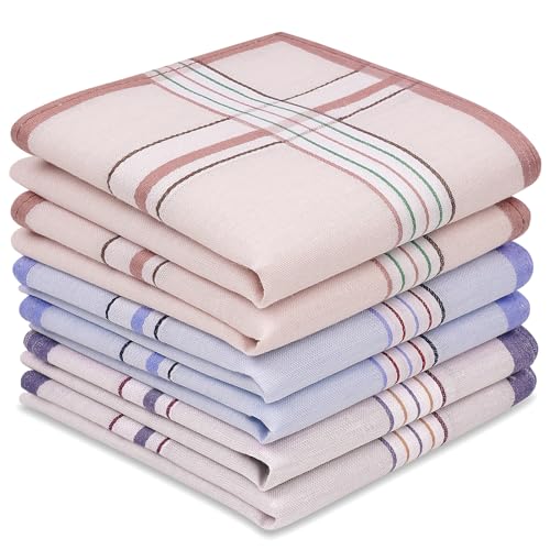Selected Hanky 100% Cotton Men's Handkerchief 6 Piece Gift Set - Image 1