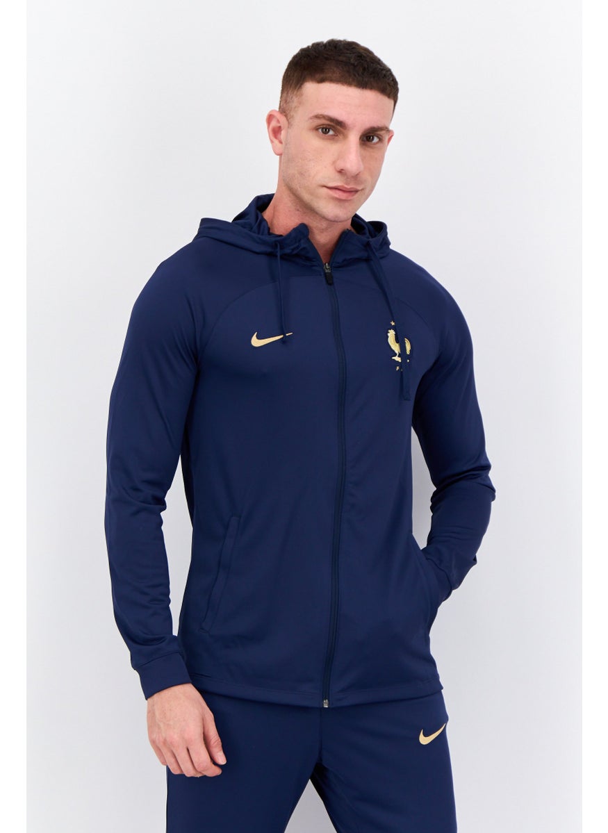 Nike Men 2 Pcs Dry Fit Training Tracksuit, Navy  - Image 2