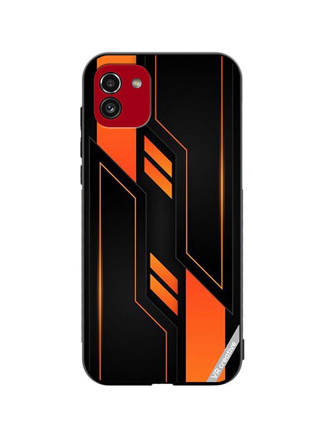 VR CREATIVE Protective Case Cover For Samsung Galaxy A03 Layer Design Multicolour - Image 1