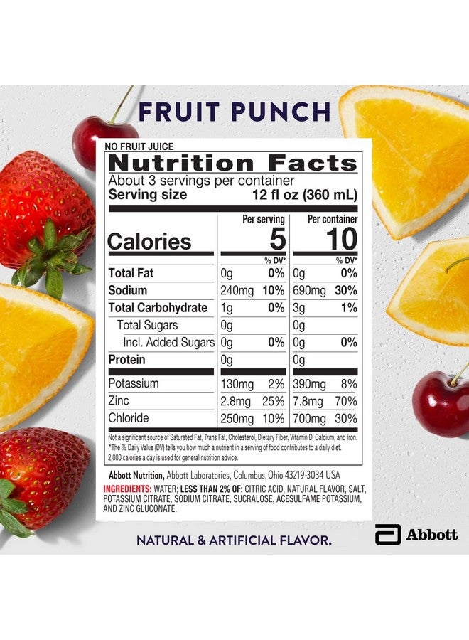 Pedialyte ماء بيداليتي للإلكتروليتات بدون سكر | ترطيب مع الإلكتروليتات الأساسية | ترطيب رائع منخفض السعرات الحرارية | نكهة فواكه، 1 لتر، عبوة من 4 - Image 5