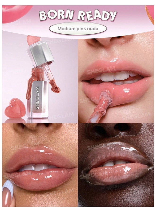 SHEGLAM Glass Lock Air Gloss-Born Ready Born Ready - Image 4