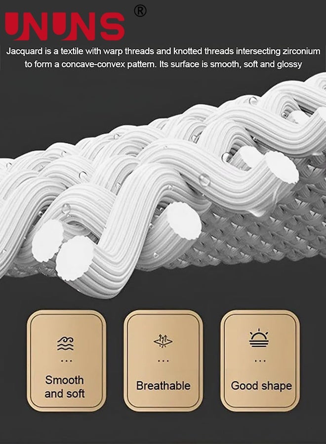 UNUNS Satin Pillowcases,Satin Pillowcases for Hair and Skin, 2Pcs Large Floral Print Pillowcases,Silky Floral Print Pillowcases with Envelope Closure,Grey-Flowers,48x74cm - Image 4