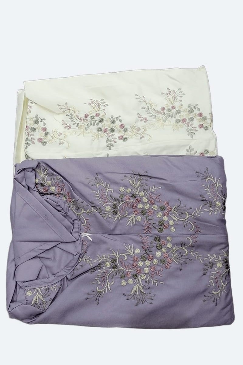 2 embroidered cotton prayer shawls, very soft and comfortable, includes a veil, covers the entire body, one size fits all
