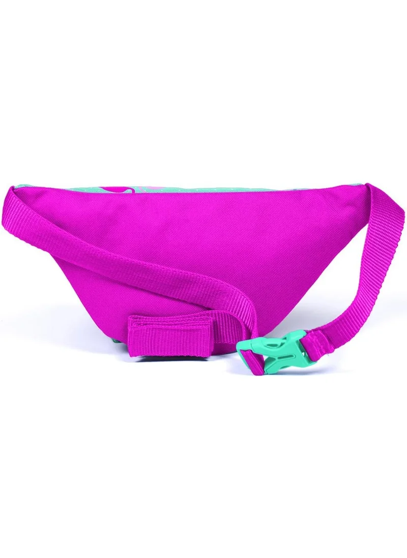 CORAL HIGH Kids Water Green Flamingo Patterned Waist Bag 22571