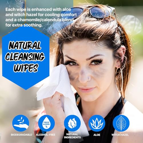 Klean Freak The Klean Freak Body Wipes - 12 count Individually Wrapped | Showerless Body Wipe for Women & Men | Sustainable Bodywipes for Gym, Travel, Camping | Coconut - Image 4