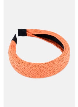 Lefties Kids Girl Textured Hair Bow, Orange  - Image 2