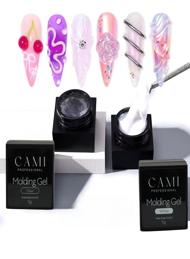 كا-مي جل التشكيل ثلاثي الأبعاد من كامي، أبيض/شفاف (15 غرام أبيض) - Image 1