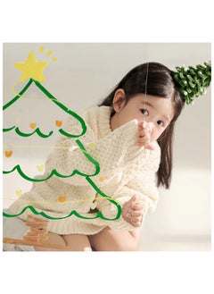 General Children's Photography Clothing Photo Clothing Girls Art Photo Shooting Sweater Props Tree Ornaments-Light Source Color:Green  - Image 5
