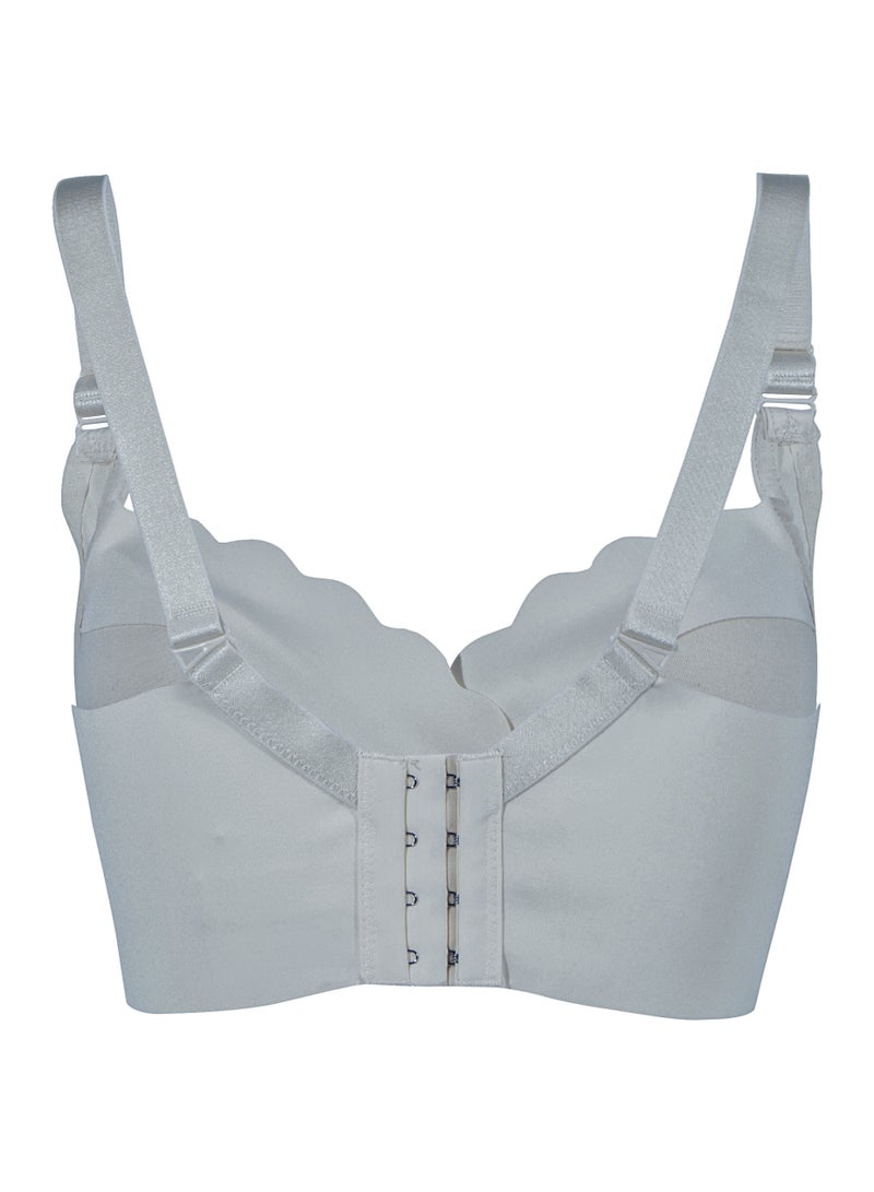 أوكوس حمالة صدر أنيقة للحمل والرضاعة بدون خياطة - رمادي فاتح - كبير - Image 3