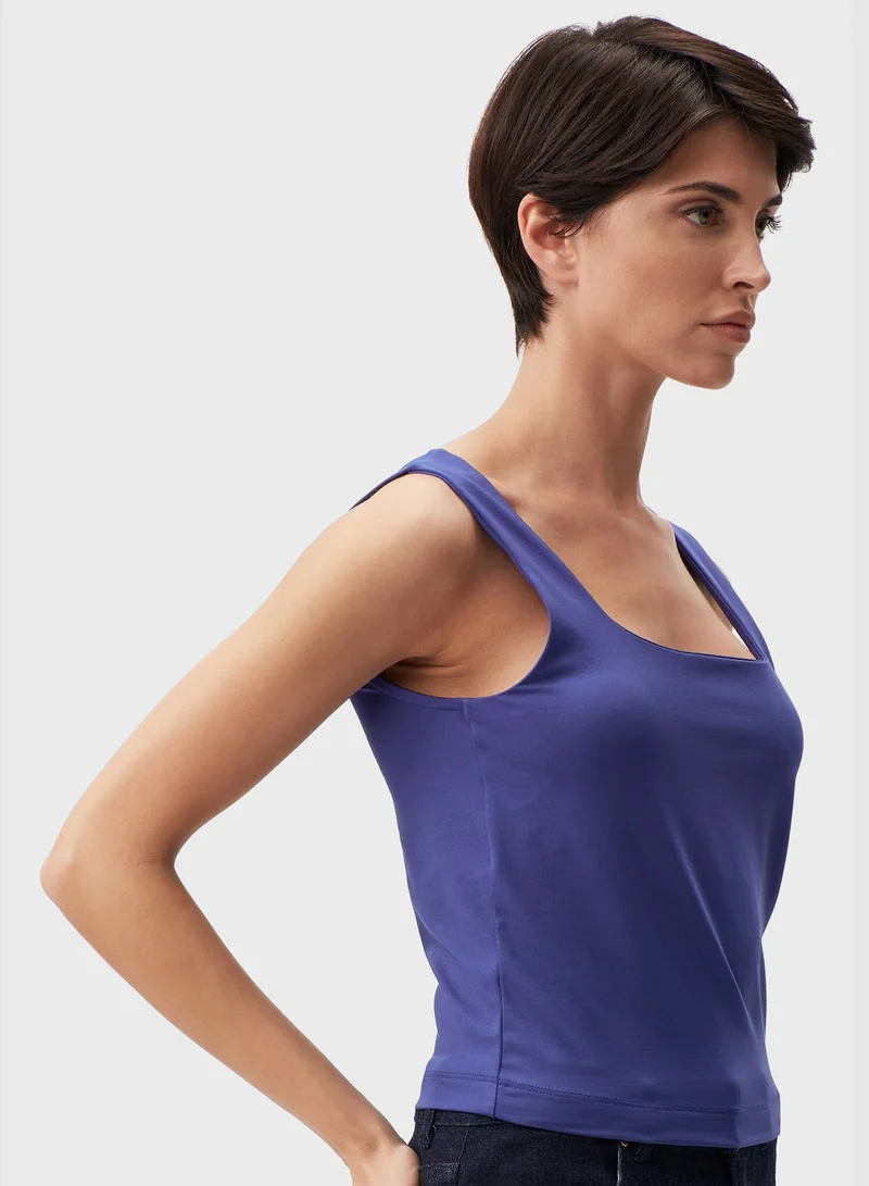 جيمي كي Square Neck Tank Top