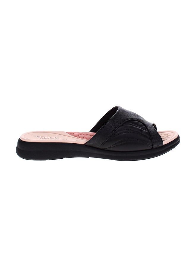 Beira Rio Solid Slip-On Comfort Sandals - Image 1