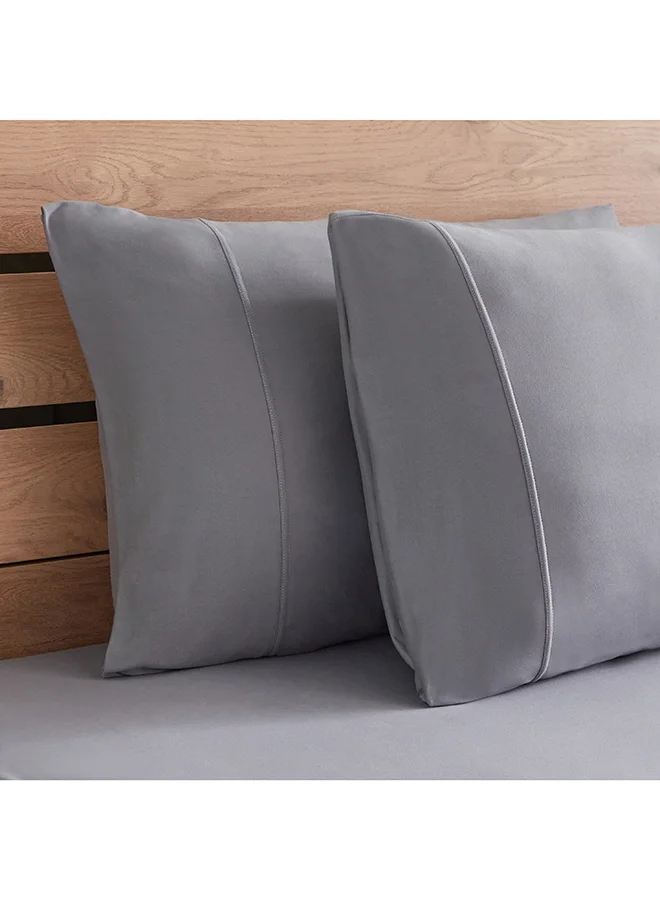 Home Box Ferum Micro Jersey 2-Piece Pillowcase Set 75 x 50 cm