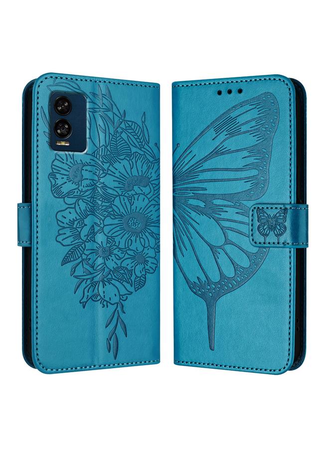 Zaboon Case For BLU View Speed 5G Embossed Butterfly Leather Phone Case - Image 2