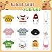 BQMEZRNUS Capybara Plush Toy Clothes Accessories 12Pcs Soft Stuffed Animal Dress Up Cute Capybara Plushie Valentines Day Easter Birthday Gifts - Image 4