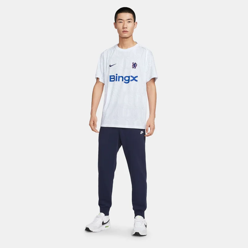 Nike White Men's Chelsea Academy Pro Pre-Match Football Top for Men | Best Price UAE