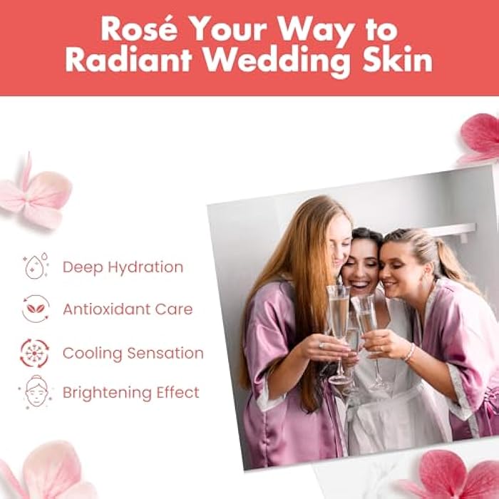 Patchology Serve Chilled Rosé Facial Sheet Mask - Hydrating & Soothing Face Mask with Hyaluronic Acid for Glowing Skin, Rosé Scented Skin Care Treatment, Self-Care Spa Experience at Home - 2 Pairs - Image 2