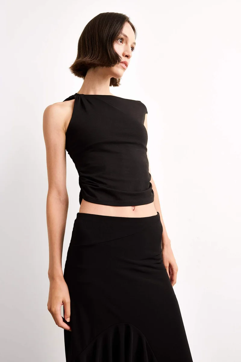 ديفاكتو Boat Collar Tank Top