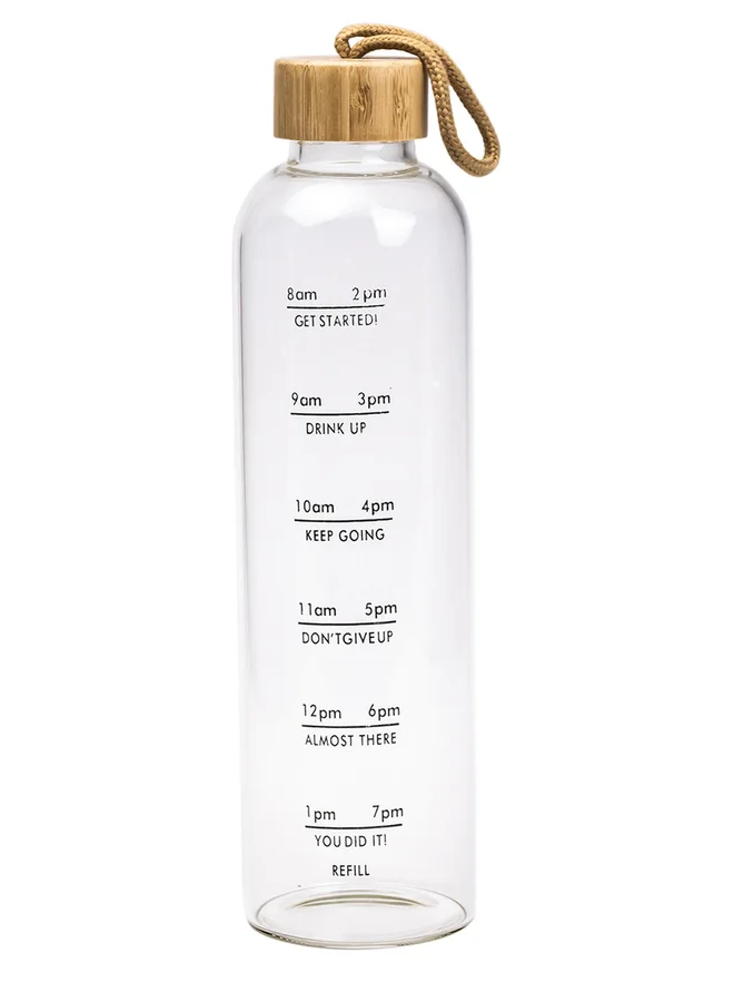 Cuisine Art Cuisine Art Ross Motivation Borosilicate Glass Bottle 1000ml, Transparent