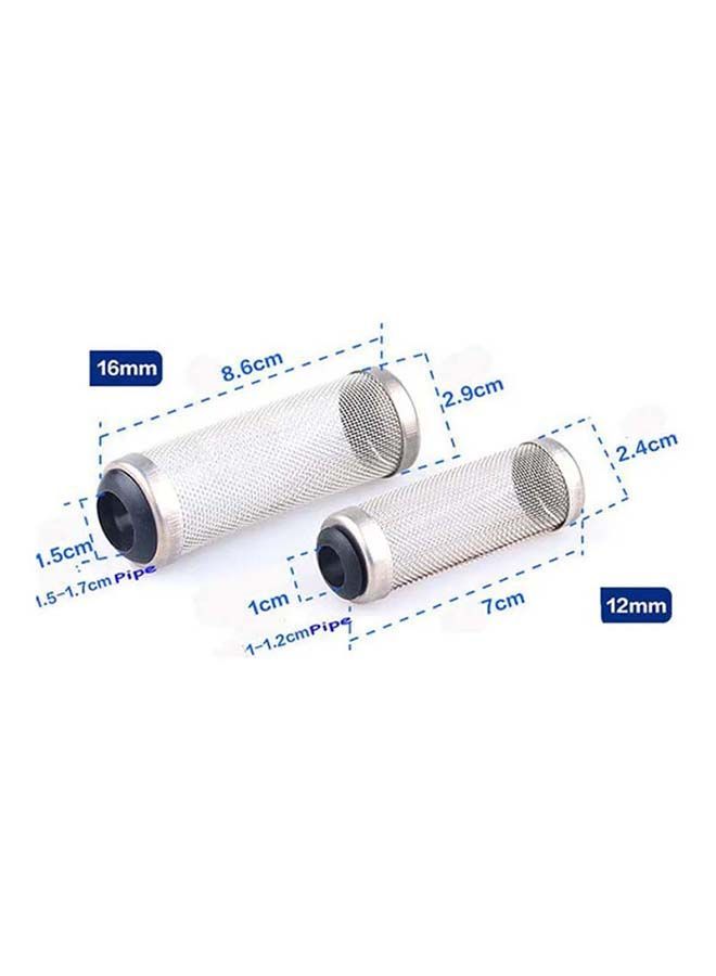 نيبمينينت غطاء شبكي من الستانلس ستيل لفلتر حوض السمك متعدد الألوان 8 x 8سم - Image 4