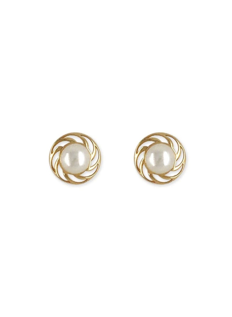 RORO EARRINGS PEARL MEDIUM 211100 (D)