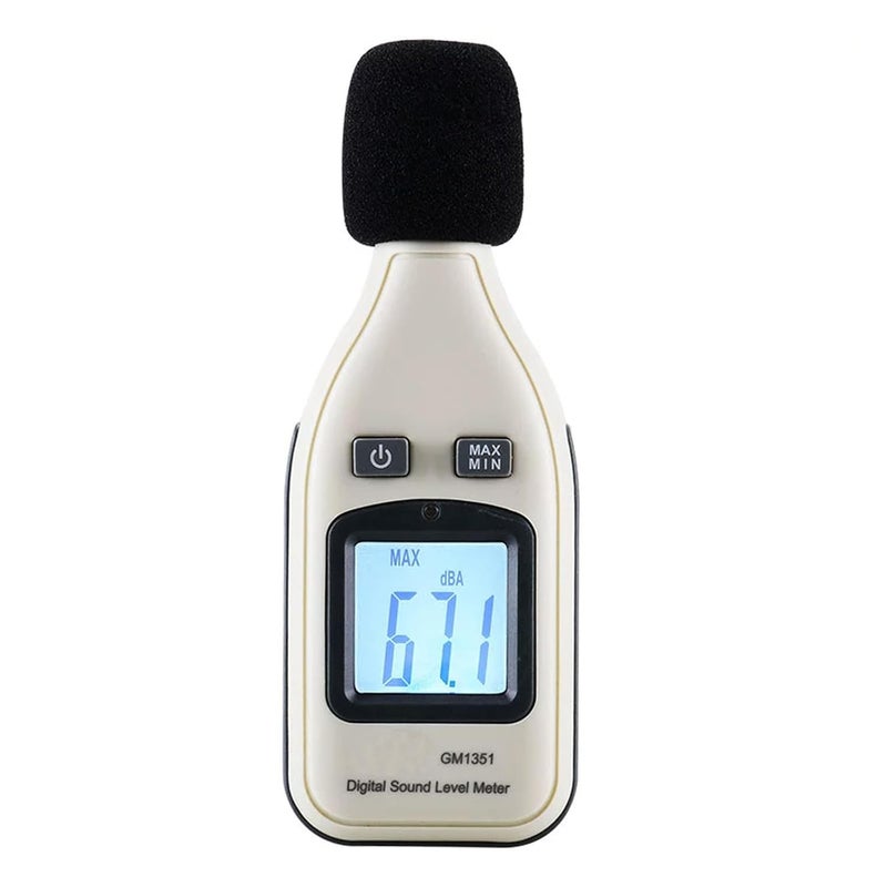 High Accuracy Decibel Meter Sound Level Noise Measurement Device Portable LCD Display - Image 2