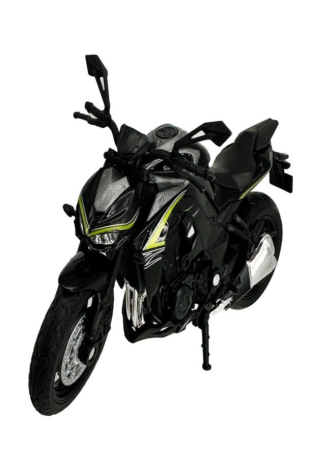 ويلي دراجة نارية كاواساكي Z1000R موديل 2017، مصبوبة من ويلي، سوداء، بمقياس 1:18، نموذج دراجة ترابية قابلة للتحصيل - Image 2