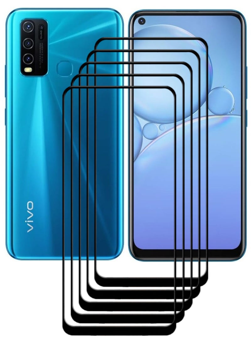 ACLIX 5 Pieces Antistatic ESD Dustproof Premium Quality High Definition Tempered Glass Screen Protector Designed For vivo Y30 - Image 1