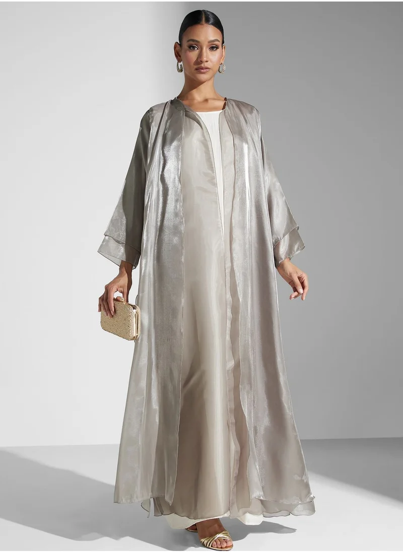 Khizana Open Front Abaya