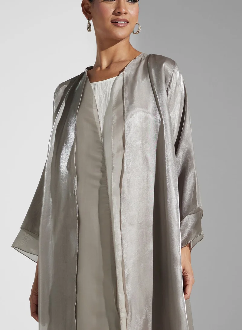 Khizana Open Front Abaya