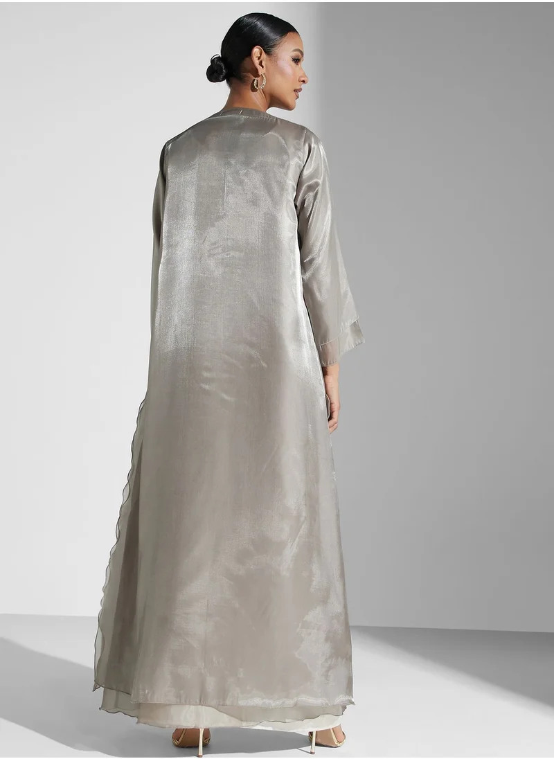 Khizana Open Front Abaya