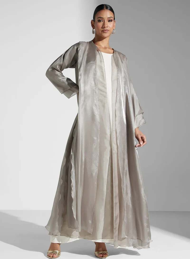 Khizana Open Front Abaya