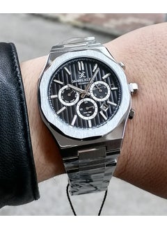 DANIEL KLEIN Silver Steel Strap Men's Wristwatch Waterproof  - Image 1