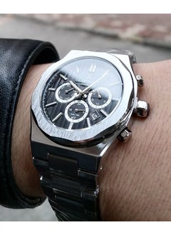 DANIEL KLEIN Silver Steel Strap Men's Wristwatch Waterproof  - Image 4
