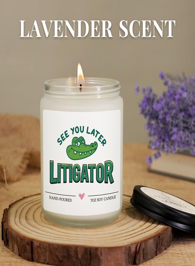 Hudiegify Future Lawyer Gifts for Women Men, Law School Essentials, Graduation Gifts for Law Students, New Grad Attorney Paralegal, Bar Exam Gift, School Acceptance Idea for Attorney, Lavender Scented Candle - Image 3
