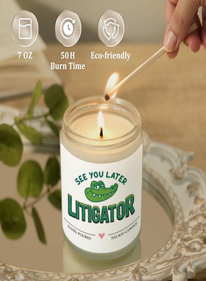Hudiegify Future Lawyer Gifts for Women Men, Law School Essentials, Graduation Gifts for Law Students, New Grad Attorney Paralegal, Bar Exam Gift, School Acceptance Idea for Attorney, Lavender Scented Candle - Image 5