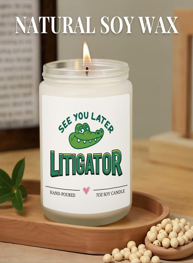 Hudiegify Future Lawyer Gifts for Women Men, Law School Essentials, Graduation Gifts for Law Students, New Grad Attorney Paralegal, Bar Exam Gift, School Acceptance Idea for Attorney, Lavender Scented Candle - Image 4