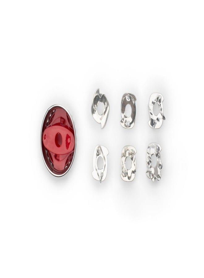 Fox Run, 2.5 x 2.5 x 1.75 inches, Linzer Cookie Cutter Set, Stainless Steel, 6-Piece - Image 2