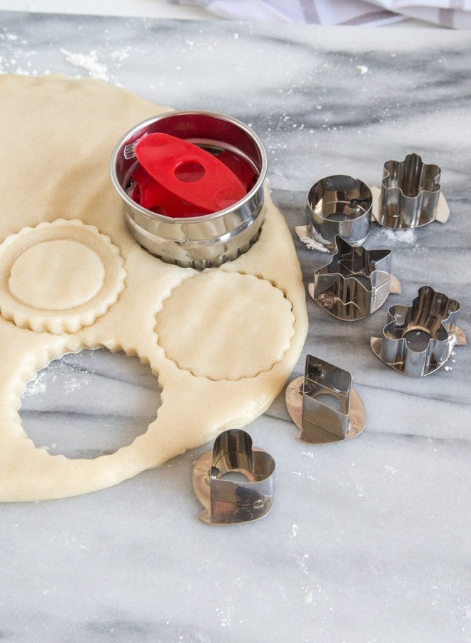 Fox Run, 2.5 x 2.5 x 1.75 inches, Linzer Cookie Cutter Set, Stainless Steel, 6-Piece - Image 4