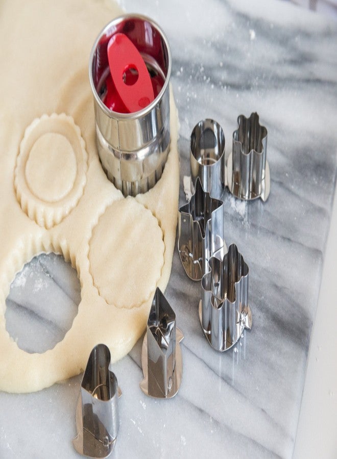 Fox Run, 2.5 x 2.5 x 1.75 inches, Linzer Cookie Cutter Set, Stainless Steel, 6-Piece - Image 5