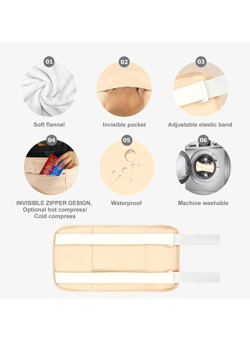 والالا عبوة زيت قابلة لإعادة الاستخدام مكونة من 4 قطع، مصنوعة من القطن العضوي، مزودة بحزام مطاطي قابل للتعديل، قابلة للغسل في الغسالة، مانعة لتسرب الزيت - Image 3