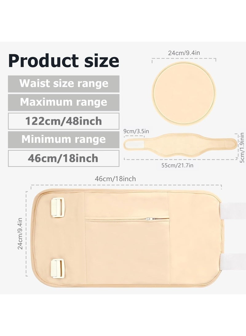 والالا عبوة زيت قابلة لإعادة الاستخدام مكونة من 4 قطع، مصنوعة من القطن العضوي، مزودة بحزام مطاطي قابل للتعديل، قابلة للغسل في الغسالة، مانعة لتسرب الزيت - Image 5