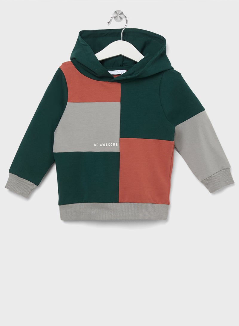 NAME IT Kids Color Block Hoodie  - Image 1