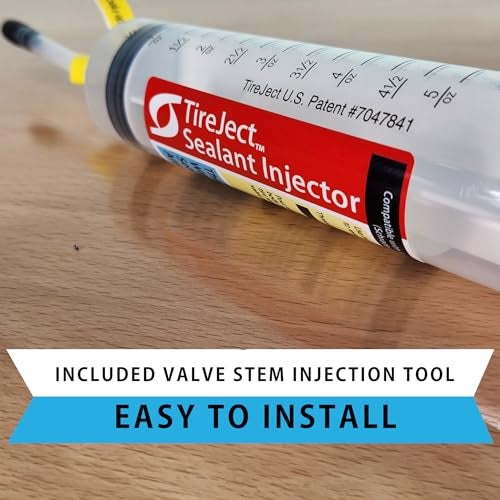 TireJect Off-Road Tubeless Tire Sealant Kit: Fix a Flat Tire & Prevent Flat Tires, Seal Punctures Leaks Dry Rot Thorns Nails Screws, tire repair slime, puncture tire sealer (40oz, 4-Tire Value Pack) - Image 2