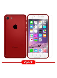 HICOOL for iPhone 8/7/SE 2022/SE 2020 Case Shockproof Hard PC Electroplated Ultra Thin Back Cover with Screen Protector Tempered Glass 4.7 inch  - Image 1