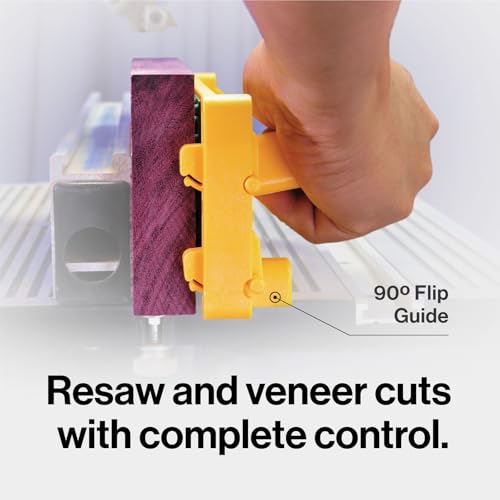 MICRO JIG MICROJIG GRR-RIP-BLOCK Smart Push Block for Routers, Jointers, Band and Table Saws, Woodworking Tool, Extreme Grip, GB-1, Yellow/Green - Image 5