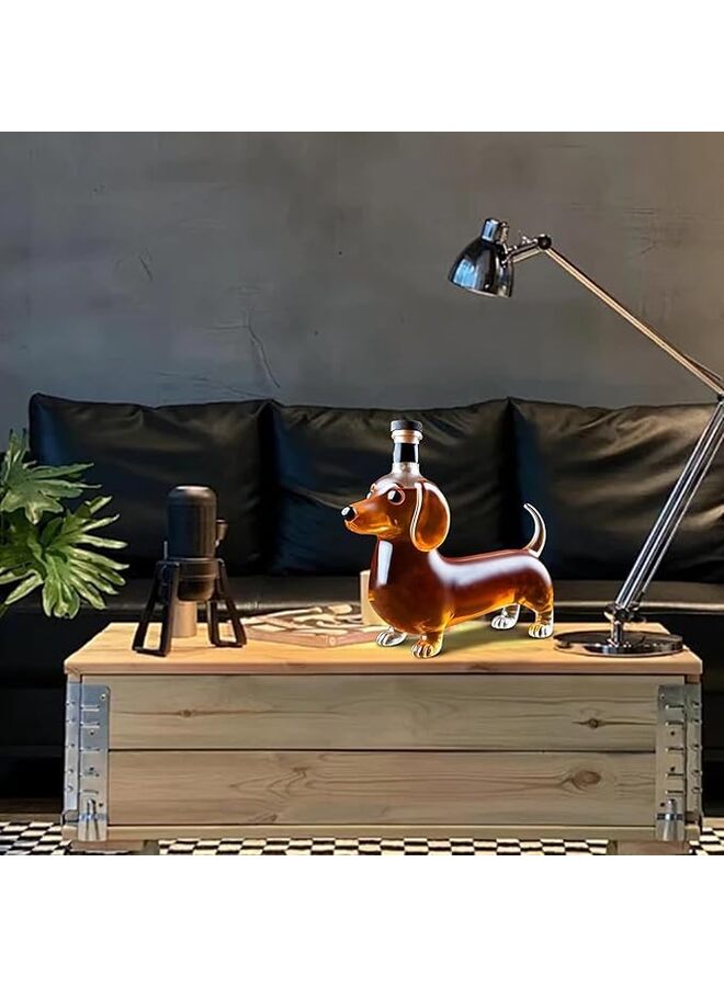 Dachshund Dog Whiskey Bottle, Funny Dachshund Whiskey Bottle, Animal Whiskey Glass Decanter for Bar Home Office Decor, Unique Whiskey Decanters For Whiskey Lovers & Dog Lovers - Image 5